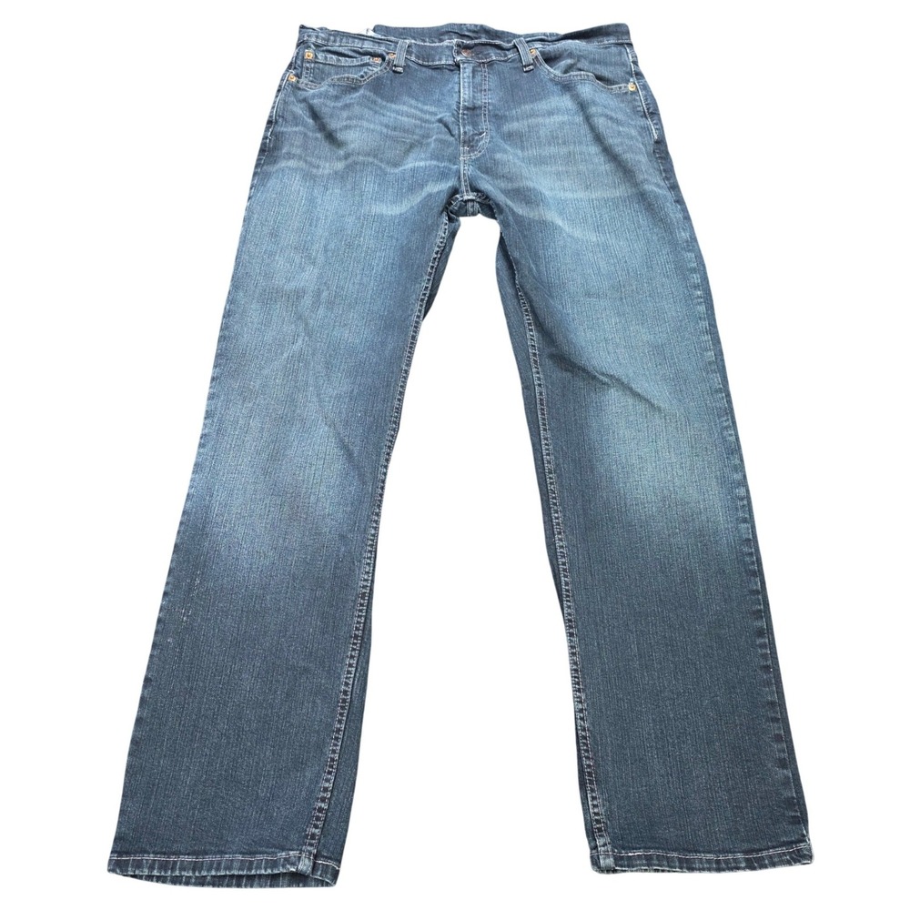 Levi's 559 Relaxed Straight Jeans Men's Size 36x32 Blue Denim Stretch Pants